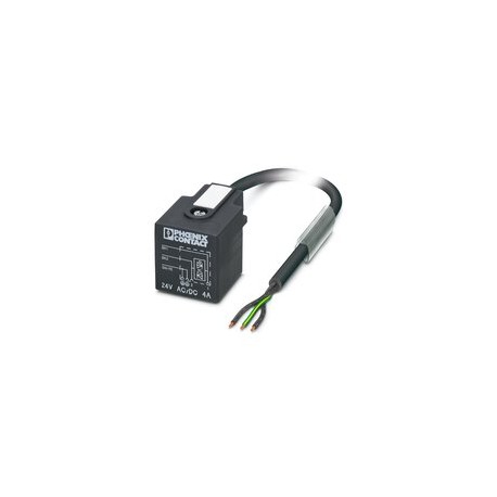 SAC-3P- 5,0-534/A-1L-Z - SAC-3P- 5,0-534/A-1L-Z 1446634 PHOENIX CONTACT Cable for sensors/actuators, 3-pin, PVC halogen-free, black, ..
