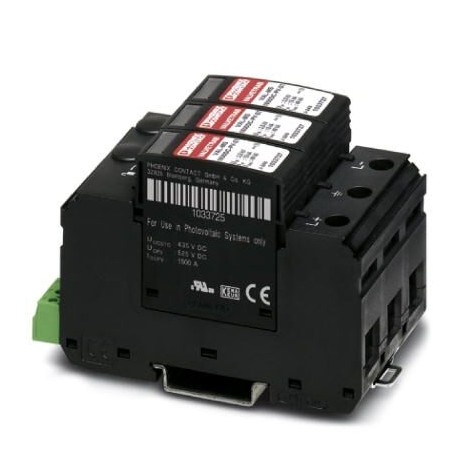 VAL-MS 1500DC-PV/2+V-FM/40 - VAL-MS 1500DC-PV/2+V-FM/40 1099548 PHOENIX CONTACT Surge protection