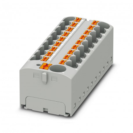 PTFIX 10/18X4 GY - PTFIX 10/18X4 GY 3273900 PHOENIX CONTACT Block for distribution, rated voltage: 450 V, nominal current: 32 A..