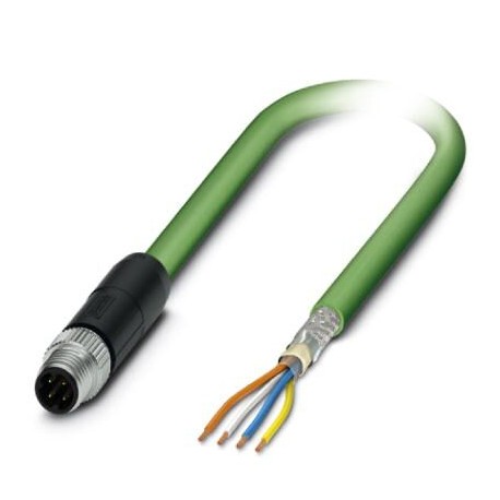 NBC-M8MSD/ 2,0-93C - NBC-M8MSD/ 2,0-93C 1423704 PHOENIX CONTACT Network cable, PROFINET CAT5 (100 Mbps), EtherCAT