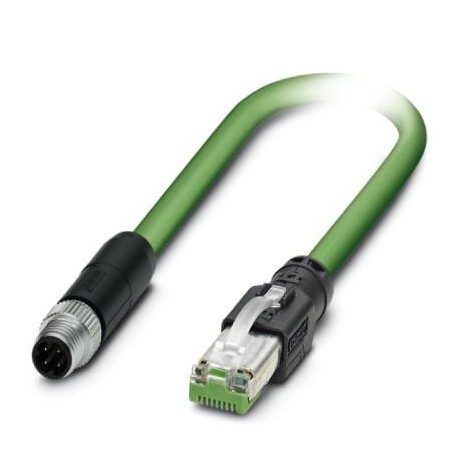 NBC-M8MSD/ 2,0-93C/R4AC - NBC-M8MSD/ 2,0-93C/R4AC 1423712 PHOENIX CONTACT Network cable, PROFINET CAT5 (100 Mbps), EtherCAT