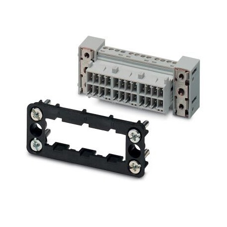 VC-AR2/3M-S888-SET BD1-24 - VC-AR2/3M-S888-SET BD1-24 1424356 PHOENIX CONTACT Contact insert set for panel mounting side, sleeve frame w..