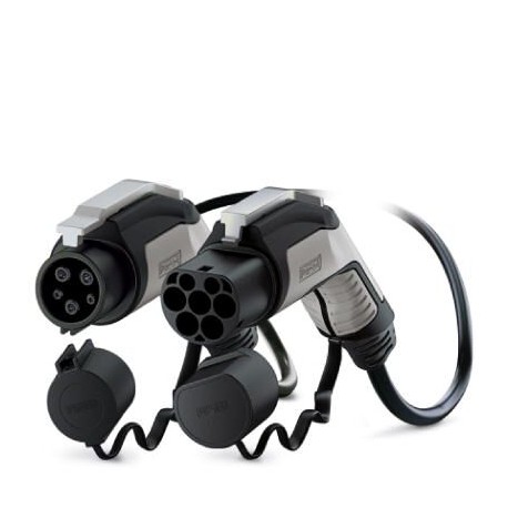 EV-TDG3JK-1AC16A-5,0M2,5ESBK01 - EV-TDG3JK-1AC16A-5,0M2,5ESBK01 1627756 PHOENIX CONTACT AC charging cable, Mobile AC charging cable with Vehi..