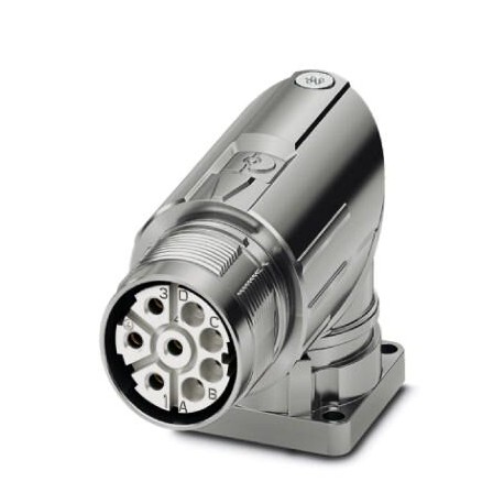 M23-7ES198AA500S - M23-7ES198AA500S 1628490 PHOENIX CONTACT Device connector for front wall, M23 PRO, angled rotatable, for sta..