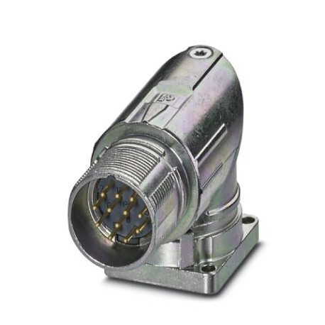 M23-12P1N8AA600S - M23-12P1N8AA600S 1628494 PHOENIX CONTACT Device connector for front wall, M23 PRO, angled rotatable, for sta..