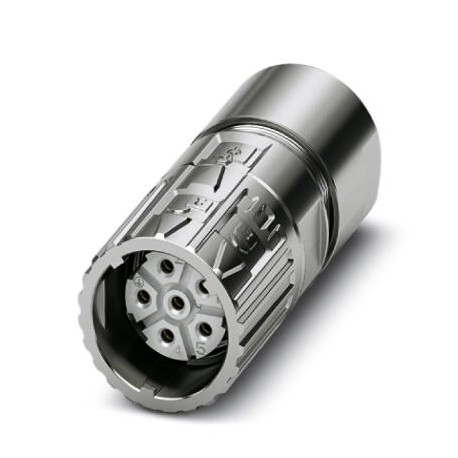 M23-5ES198A8022S - M23-5ES198A8022S 1628818 PHOENIX CONTACT Cable connector, M23 PRO, straight short, shielded: yes, ONECLICK f..