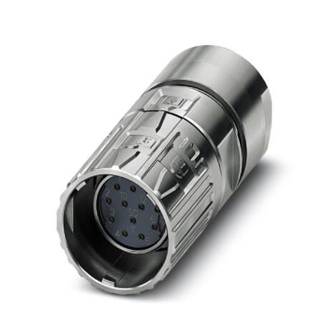 M23-12S1N8A8002S - M23-12S1N8A8002S 1629167 PHOENIX CONTACT Cable connector, M23 PRO, straight, shielded: yes, ONECLICK fast lo..