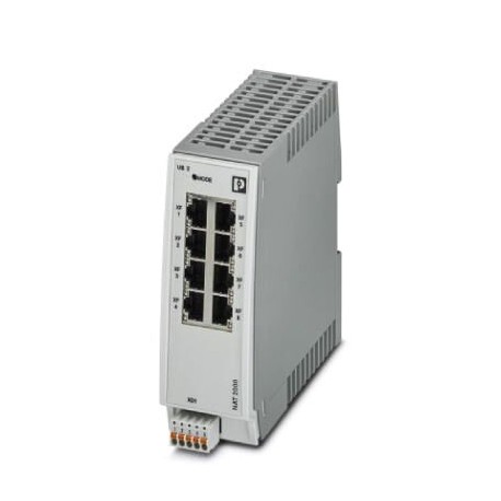 FL NAT 2008 - FL NAT 2008 2702881 PHOENIX CONTACT Managed NAT Switch 2000, 8 RJ45 ports 10/100 Mbps, degree of protection:..