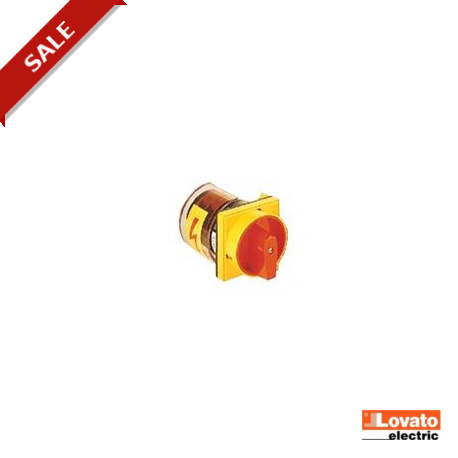 GN12592P65 - GN12592P65 LOVATO ELECTRIC 4P SWITCH PADLOCKABLE RED/YELLOW IP65