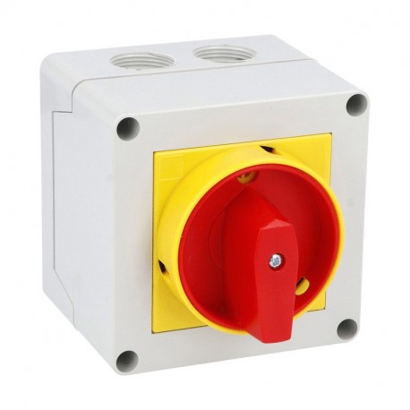 7GN2010P25 - 7GN2010P25 GN2010P25 LOVATO ROTARY CAM SWITCHE, GN SERIES, P25 VERSION IN ENCLOSURE WITH PADLOCKABLE ROTATIN..