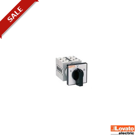 GX16H12U - GX16H12U LOVATO ELECTRIC 2P 4POS.CHANGEOVER FRN/MNTG 65X65