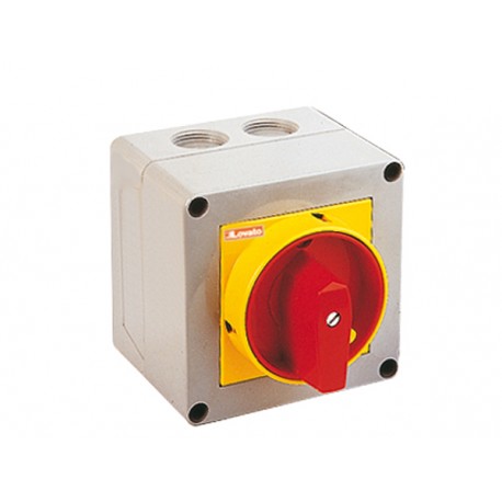 GX3210P25 - GX3210P25 LOVATO ROTARY CAM SWITCHE, GX SERIES, P25 VERSION IN ENCLOSURE WITH PADLOCKABLE ROTATING HANDLE. O..