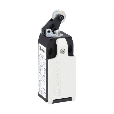 KBC2L12 - KBC2L12 LOVATO LIMIT SWITCH, K SERIES, ROLLER CENTRE PUSH LEVER, 1 BOTTOM CABLE ENTRY. DIMENSIONS TO EN 5004..