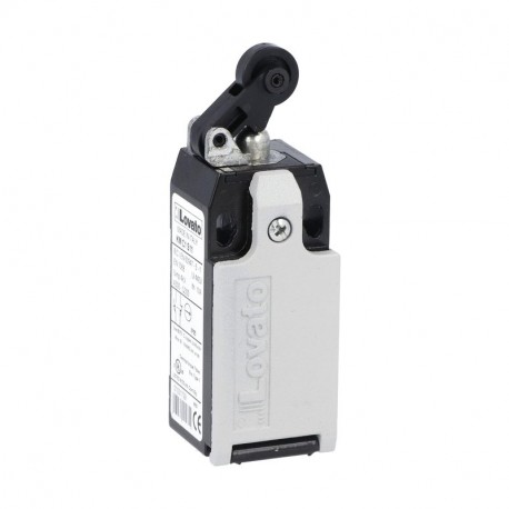 KMC1L02 - KMC1L02 LOVATO LIMIT SWITCH, K SERIES, ROLLER CENTRE PUSH LEVER, 1 BOTTOM CABLE ENTRY. DIMENSIONS TO EN 5004..