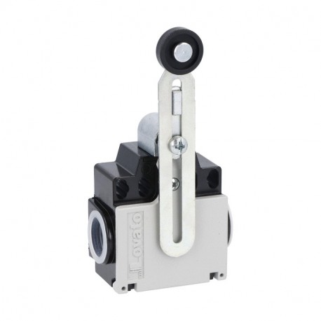 KCF1L20 - KCF1L20 LOVATO LIMIT SWITCH, K SERIES, ADJUSTABLE ROLLER LEVER, 2 SIDE CABLE ENTRY. DIMENSIONS COMPATIBLE TO..
