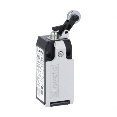 KMD2S11 - KMD2S11 LOVATO LIMIT SWITCH, K SERIES, ROLLER SIDE PUSH LEVER, 1 BOTTOM CABLE ENTRY. DIMENSIONS TO EN 50047,..