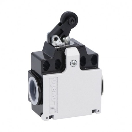 KNC1L11 - KNC1L11 LOVATO LIMIT SWITCH, K SERIES, ROLLER CENTRE PUSH LEVER, 2 SIDE CABLE ENTRY. DIMENSIONS COMPATIBLE T..