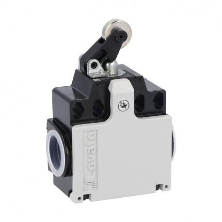 KNC2A11 - KNC2A11 LOVATO LIMIT SWITCH, K SERIES, ROLLER CENTRE PUSH LEVER, 2 SIDE CABLE ENTRY. DIMENSIONS COMPATIBLE T..