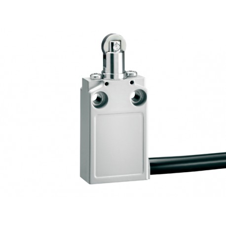 KPB2L11 - KPB2L11 LOVATO PREWIRED METAL LIMIT SWITCH, K SERIES, TOP ROLLER PUSH PLUNGER, CONTACTS 1NO+1NC SLOW BREAK