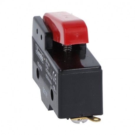 KSA9S - KSA9S LOVATO PLASTIC MICRO SWITCH, K SERIES, PUSH BUTTON, CONTACTS 1NO/NC. SOLDER TERMINAL