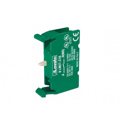 8LM2TC10 - 8LM2TC10 LM2TC10 LOVATO CONTACT ELEMENT, Ø22MM 8LM METAL SERIES, NO. SCREW TERMINATION