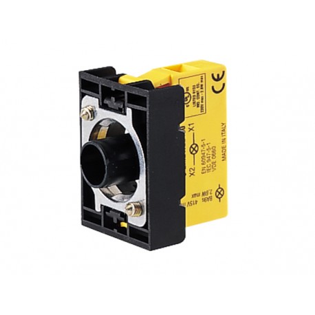 8LM2TDL400 - 8LM2TDL400 LM2TDL400 LOVATO LAMP-HOLDER WITH MOUNTING ADAPTER, Ø22MM 8LM METAL SERIES, DIRECT SUPPLY, ≤415VA..