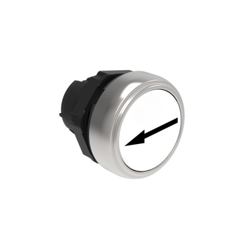 LPCB1148 - LPCB1148 LOVATO PUSHBUTTON ACTUATOR, SPRING RETURN, WITH SYMBOL Ø22MM PLATINUM SERIES, FLUSH, ← / WHITE