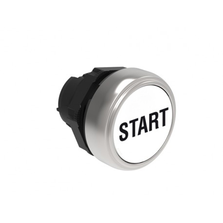 LPCB1168 - LPCB1168 LOVATO PUSHBUTTON ACTUATOR, SPRING RETURN, WITH SYMBOL Ø22MM PLATINUM SERIES, FLUSH, START / WHITE