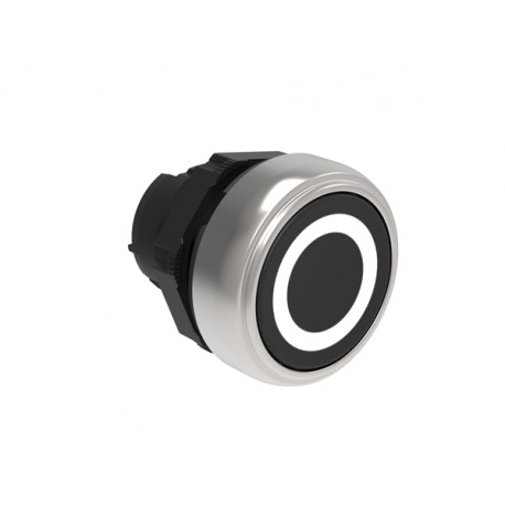 LPCB1102 - LPCB1102 LOVATO PUSHBUTTON ACTUATOR, SPRING RETURN, WITH SYMBOL Ø22MM PLATINUM SERIES, FLUSH, 0 / BLACK