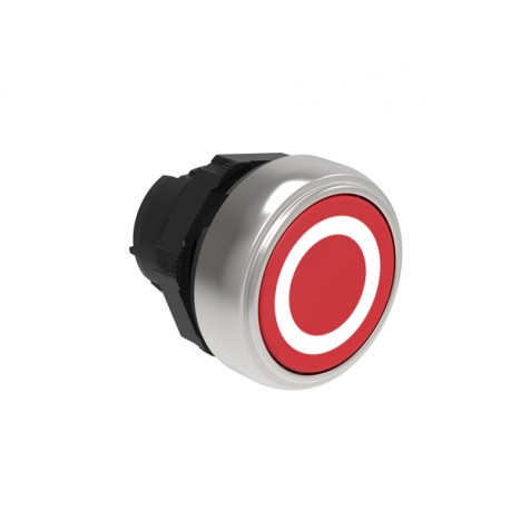 LPCB1104 - LPCB1104 LOVATO PUSHBUTTON ACTUATOR, SPRING RETURN, WITH SYMBOL Ø22MM PLATINUM SERIES, FLUSH, 0 / RED