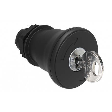 LPCB6842R520E - LPC B6842R 520E LPCB6842R520E LOVATO Ø40mm. For normal stopping. Black. Different key code