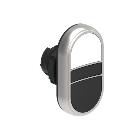 LPCB7114 - LPCB7114 LOVATO DOUBLE-TOUCH ACTUATOR, SPRING RETURN Ø22MM PLATINUM SERIES, 2 FLUSH PUSH BUTTONS. BOTH SPRIN..