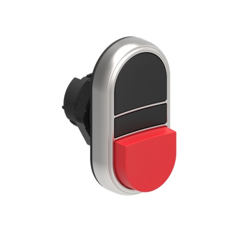 LPCB7212 - LPCB7212 LOVATO DOUBLE-TOUCH ACTUATOR, SPRING RETURN Ø22MM PLATINUM SERIES, 1 EXTENDED AND 1 FLUSH PUSH BUTT..