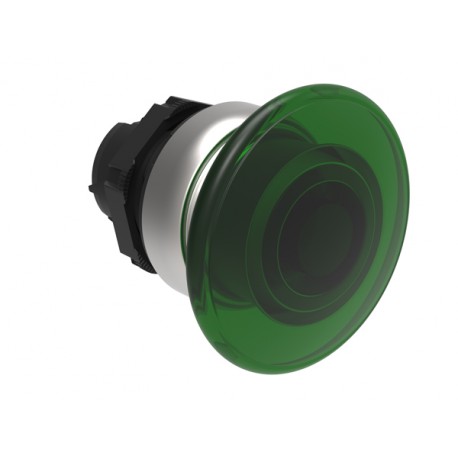 LPCBL6143 - LPCBL6143 LOVATO ILLUMINATED MUSHROOM HEAD BUTTON ACTUATOR Ø22MM PLATINUM SERIES, SPRING RETURN, Ø40MM. GREEN