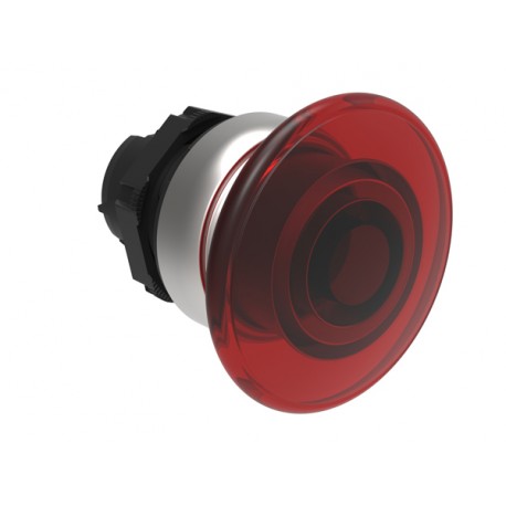 LPCBL6144 - LPCBL6144 LOVATO ILLUMINATED MUSHROOM HEAD BUTTON ACTUATOR Ø22MM PLATINUM SERIES, SPRING RETURN, Ø40MM. RED