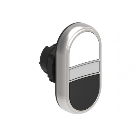 LPCBL7114 - LPCBL7114 LOVATO DOUBLE-TOUCH ACTUATOR, SPRING RETURN, WHITE INDICATOR Ø22MM PLATINUM SERIES, 2 FLUSH PUSH B..