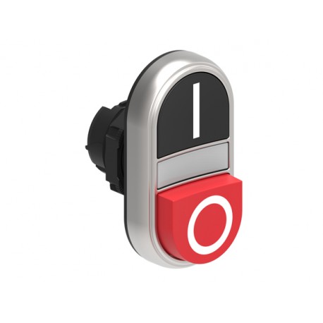 LPCBL7222 - LPCBL7222 LOVATO DOUBLE-TOUCH ACTUATOR, SPRING RETURN, WHITE INDICATOR Ø22MM PLATINUM SERIES, 1 EXTENDED AND..