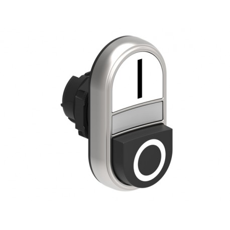 LPCBL7224 - LPCBL7224 LOVATO DOUBLE-TOUCH ACTUATOR, SPRING RETURN, WHITE INDICATOR Ø22MM PLATINUM SERIES, 1 EXTENDED AND..