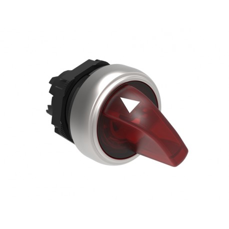 LPCSL1204 - LPCSL1204 LOVATO ILLUMINATED SELECTOR SWITCH ACTUATOR Ø22MM PLATINUM SERIES, 2 POSITION, 0 1. RED