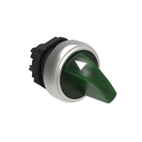 LPCSL1213 - LPCSL1213 LOVATO ILLUMINATED SELECTOR SWITCH ACTUATOR Ø22MM PLATINUM SERIES, 2 POSITION, 0 1. GREEN