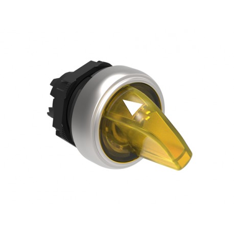 LPCSL1215 - LPCSL1215 LOVATO ILLUMINATED SELECTOR SWITCH ACTUATOR Ø22MM PLATINUM SERIES, 2 POSITION, 0 1. YELLOW