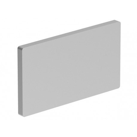 LPXAU108 - LPXAU108 LOVATO ENGRAVABLE SILVER PLASTIC LABEL TO USE WITH LPX AU105 HOLDER