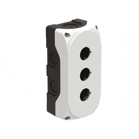 LPZP3A8 - LPZP3A8 LOVATO CONTROL STATION, EMPTY WITH NO ACTUATORS, FOR 3 ACTUATORS. GREY COVER