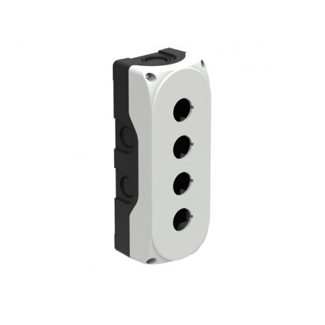 LPZP4A8 - LPZP4A8 LOVATO CONTROL STATION, EMPTY WITH NO ACTUATORS, FOR 4 ACTUATORS. GREY COVER