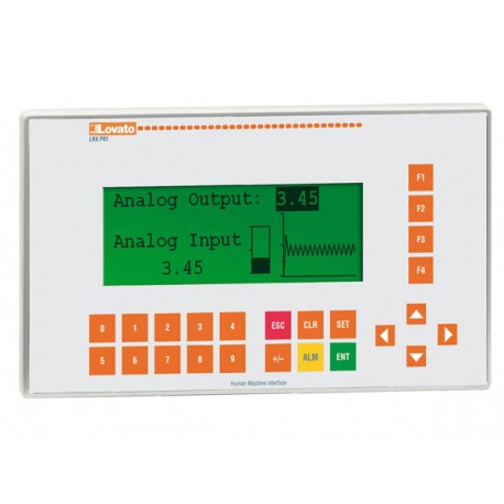 LRXP01 - LRXP01 LOVATO HMI OPERATOR PANEL, 24VDC, RS232, RS485 (MODBUS®-RTU MASTER)