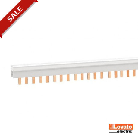P1X9033 - P1X 90 33 P1X9033 LOVATO ELECTRIC THREE-PHASE CONNECTION BUSBAR, FOR 60 MODULES, 1060MM LONG (20 MCB 3P)