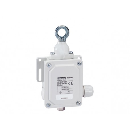 P2L101312 - P2L101312 LOVATO ROPE-PULL LEVER LIMIT SWITCHES FOR NORMAL STOPPING, WITHOUT RESET BUTTON, CONTACTS 1NO+1NC...