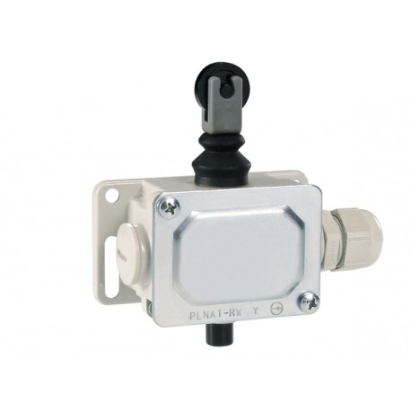 PLNA2RW - PLNA2RW LOVATO METAL LIMIT SWITCH, PL SERIES, TOP ROLLER PUSH PLUNGER, CONTACTS 2NC. IP65