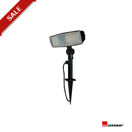 21020 - 21020 LUXOMAT ECOLIGHT 18/P, black, with earth spike