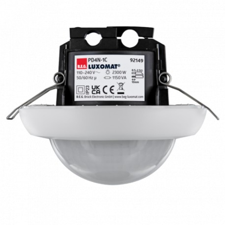 92149 - 92149 B.E.G. LUXOMAT Occupancy detector PD4N-FC, 1 Channel, 1000W